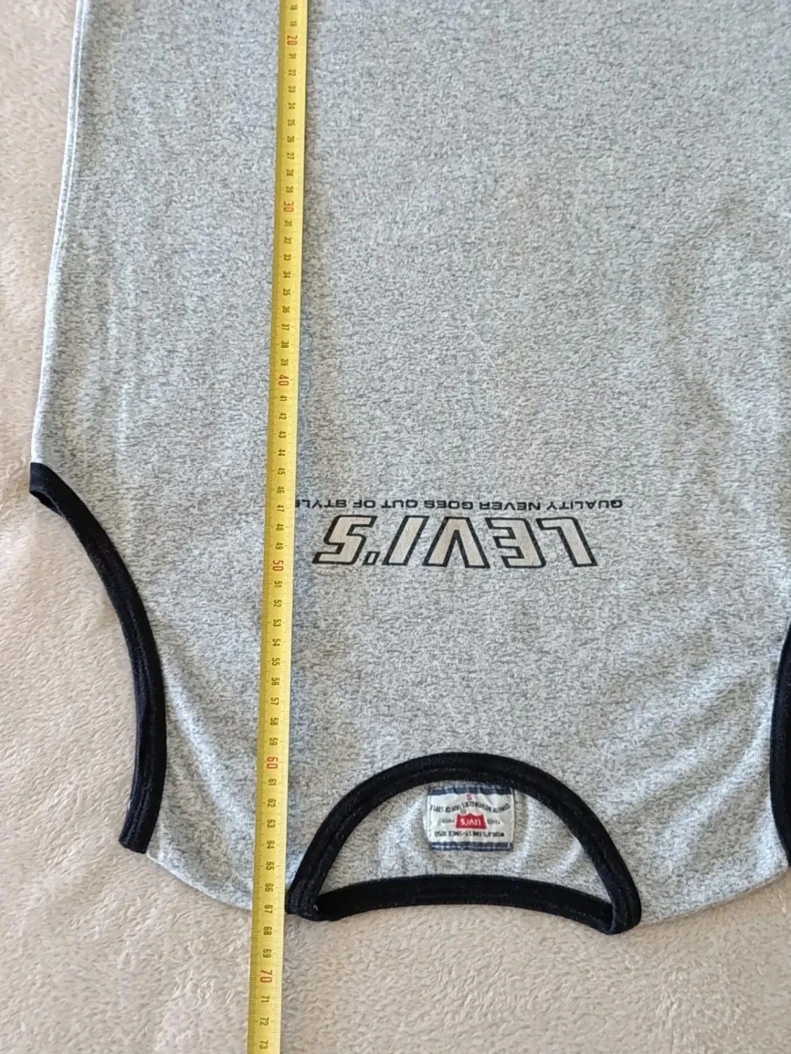 Levi’s Vintage Heather Gray 90s Tank Top Size S – photo 10